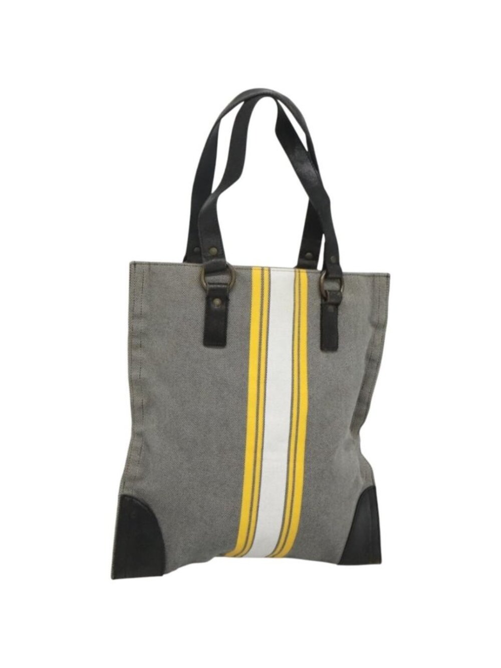 BURBERRY Blue Label Tote Bag Canvas Gray